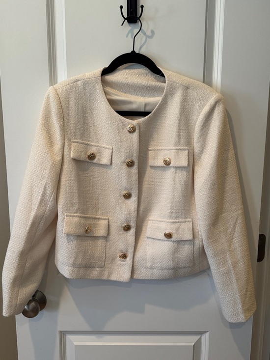 CHANEL Jackets & Blazers - Chanel Bouclé Button-Front Jacket